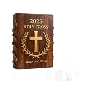 Holy Cross 2025 <b>Advent</b> <b>Calendar</b> Acrylic Pendant Set Doll Figurines Indoor Christmas Decor - Product Image 3