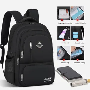 Nouveau sac à dos décontracté grande capacité Oxford tissu pour étudiants voyage d'affaires Polyester imperméable pour les enfants de <span class=keywords><strong>6e</strong></span> année - Product Image 3