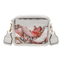 Hot Selling Monogram Clear Stadion Messenger Bag Pvc Strand Crossbody Tas