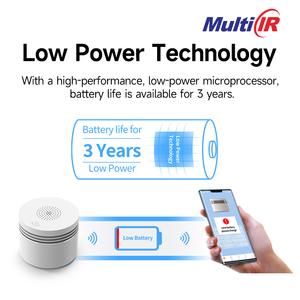 Nuovo Sistema di Allarme Antincendio Wireless Multi-IR, Sensore Rilevatore di Fumo Intelligente con Portata di Rilevamento 10m, Supporta Matter/Thread/Zigbee/WiFi - Product Image 4
