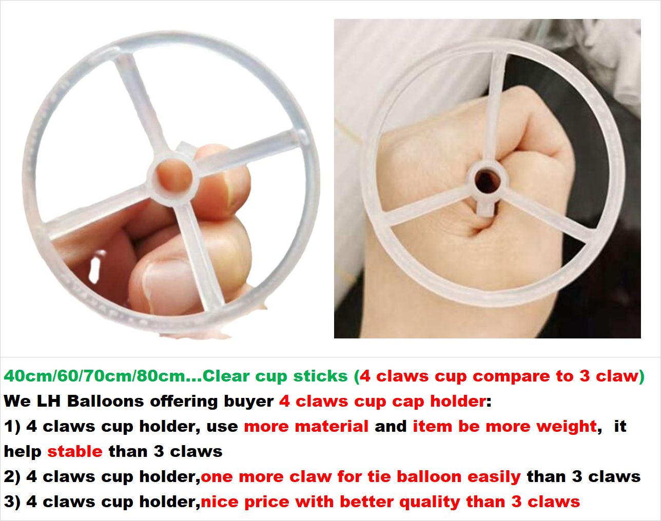 4 griffes et 3 griffes