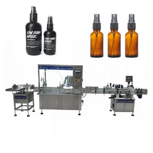 Customized automatic 30ml 50ml spray bottle filling capping machine liquid filling machine