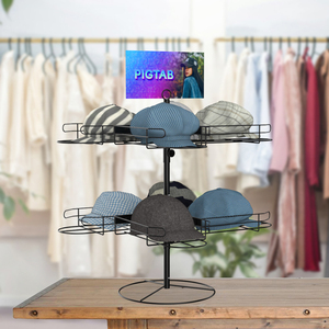 Présentoir rotatif pour casquettes de baseball et chapeaux – Support de présentation pour magasin de détail - Product Image 3