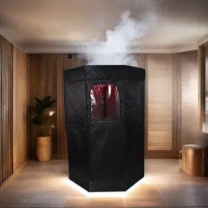 Popular Polygonal Steam Sauna Tent Waterproof Full Body Portable Steam Sauna Box For Single Person