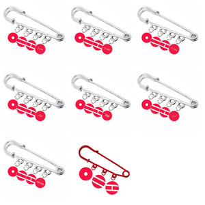 Prêt à expédier en gros : Merchandise K-pop du World <span class=keywords><strong>Tour</strong></span> 2026 Idol <span class=keywords><strong>De</strong></span> Las Guerreras, épingles <span class=keywords><strong>de</strong></span> sûreté métalliques K-pop et badges métalliques - Product Image 1