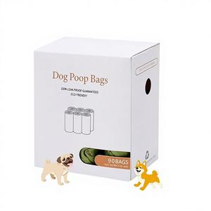 Vente chaude Sacs à crottes de chien en plastique biodégradable compostable écologique de style luxueux/simple personnalisés - Product Image 1
