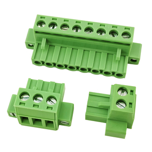 5.08mm Pitch Complete Male & Female Through-Wall Screw <b>Terminal</b> Block Set with Flange, Tool-Free Connection - Product Image 4