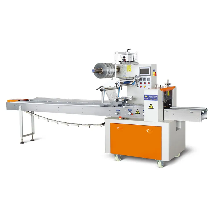 Otomatis Horizontal Packing Machine untuk Roller Cat Sikat XBL-350A Bantal Pembungkus Kemasan Mesin