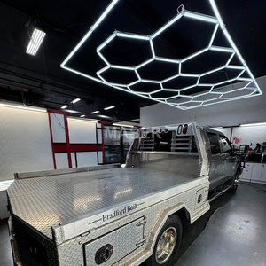 Système de 15 panneaux LED hexagonaux 110V/220V pour <span class=keywords><strong>garage</strong></span> et atelier de réparation automobile - Product Image 4