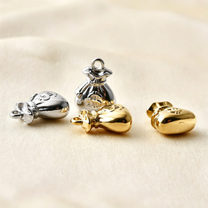 Pendentif Breloque 3D en Acier Inoxydable 316, Motif Nœud Cœur, Sac à Monnaie Captus et Phare, pour Accessoire DIY de Porte-clés, Collier et Bracelet - Product Image 4