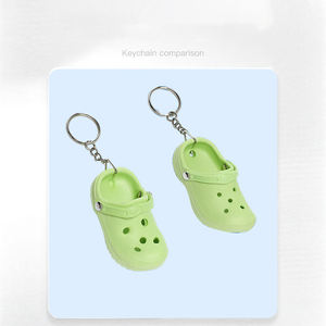 Llavero 3D de Plástico EVA con Forma de Sandalia de Playa, Diseño de Dibujos Animados, a la Moda, Souvenir, Regalo Promocional, Impermeable y Ligero - Product Image 3