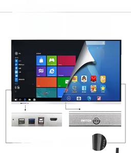 Hiseeview 55 65 75 Inch Wifi Touch Screen Clever Multi Writing <b>Smart</b> <b>Board</b> <b>Interactive</b> <b>Whiteboard</b> for Meeting - Product Image 4