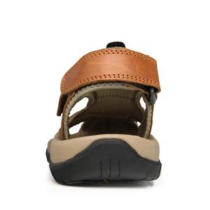 <span class=keywords><strong>Sandali</strong></span> Casual da Uomo in Pelle Marrone Antiscivolo per Escursioni All'aperto con Punta Chiusa per l'Inverno - Product Image 6