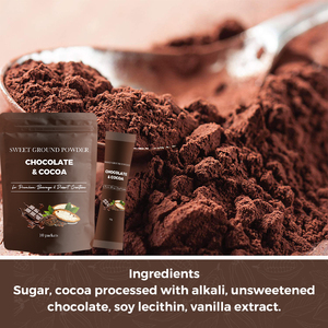 Mezcla de bebidas de chocolate caliente de etiqueta privada Cacao en polvo vainilla Dulce molido Chocolate bebida té - Product Image 3