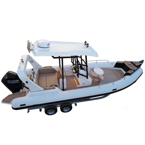 Bote Neumático Rígido de Lujo de 25 Pies (7.<span class=keywords><strong>6</strong></span> <span class=keywords><strong>Metros</strong></span>) con Casco de Fibra de Vidrio e Hypalon, con Techo Rígido, con o sin Motor - Product Image 3