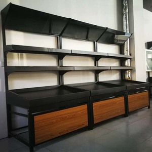 Nhà Máy Hiện Đại Giá Siêu Thị Rau Và Trái Cây Kệ Kim Loại Trái Cây Hiển Thị Đứng Giá Rau Kệ Cho Cửa Hàng - Product Image 6