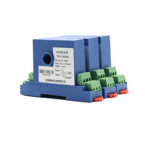 Pemancar arus DC 22mm, 4-20ma 0-10v 0-5v 1-5v 0-100A/200A/400A AC pemancar transduser arus RS485 - Product Image 1