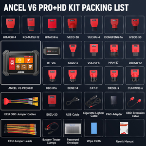 ANCEL V6 PRO+HD 2026 - Strumento Diagnostico con 2 Anni di Aggiornamenti Gratuiti per Camion e Auto, <span class=keywords><strong>Scanner</strong></span> Automobilistico Completo Due in Uno - Product Image 4