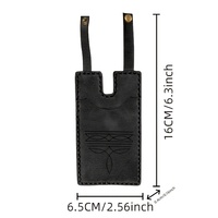 Portefeuille en cuir PU style botte de cowboy western, mini porte-cartes avec bouton-pression, porte-monnaie portable pour la danse et l'usage quotidien