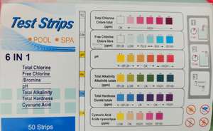 6 in 1 수족관 테스트 스트립 빠르고 정확한 수질 테스트 키트 모니터 pH, 경도 등 - Product Image 6