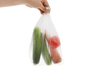 Fabrication de plastique plat transparent sac de produits alimentaires sur rouleau pour fruits légumes - Product Image 3