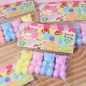 Juguete Antiestrés de TPR Suave y Elástico con Diseño de Osito de la Serie Macaron de Dibujos Animados - Product Image 4