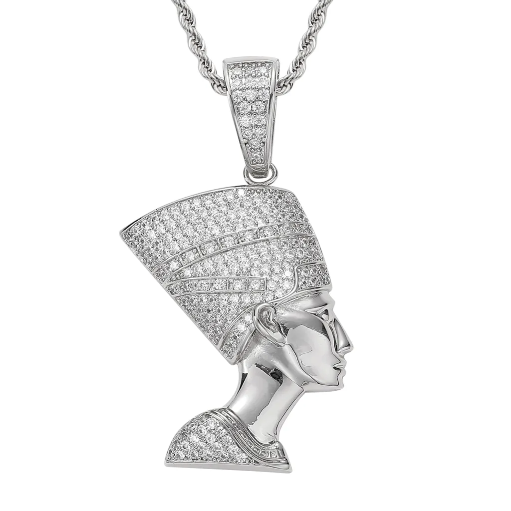 Neue Retro religiösen Schmuck Real Gold Anhänger Micro Inlay Zirkon Stein Diamant Anhänger Halskette für Männer Frauen Schmuck