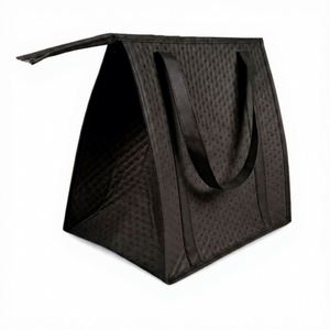 Grand sac isotherme et fourre-tout non tissé avec panneau solaire, imperméable, pour le stockage des aliments - Product Image 1