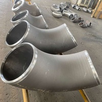 Codo de Tubería Metálica de 4 Pulgadas, 90 Grados, Acero Inoxidable, Accesorio de Soldadura a Tope para Sistemas de Tuberías Industriales de Alta Presión
