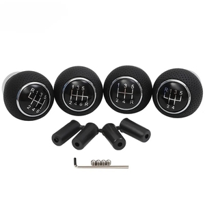 Pomo de Palanca de Cambios Universal de 5/6 Velocidades, de Cuero PU, para Coche Manual, Repuesto de Palanca de Cambios, Pomo de Cambio Modificado - Product Image 4