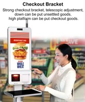 Imprimante thermique de kiosque de libre-service de 21.5 pouces de bureau/colonne Android/Windows Scanner 1D/2D SDK conception debout de plancher pour l'ordre