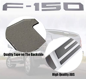Inserciones de Plástico para la Parte Trasera de Camionetas, Letras con Ranura, Adhesivo Modificado para Etiquetado, Accesorios para Rapto F-150 - Product Image 4