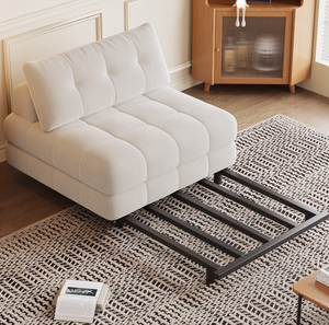 Sofá cama plegable Manta de forro polar de colores gruesos para cama Sofá cama para Villa - Product Image 6