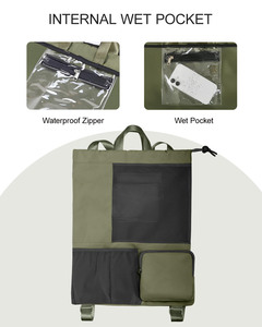 Muestra gratis viaje natación Kayak barco saco engranaje océano paquete deportes acuáticos al aire libre bolsa impermeable mochila Pvc bolsa seca impermeable - Product Image 2