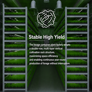 Climate Controlled Fodder Container for Barley <strong>Grass</strong> Animal Feed Growing in Cold and Dry Areas - Product Image 3