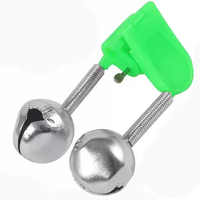 Campana de Pesca LED con Alarma de Picada, Señal Luminosa, Bocina Eléctrica Nocturna para Caña de Pescar, Sensible al Agua Salada, Portátil e Impermeable