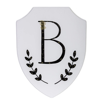 Plaque de récompense en bois vierge inachevé personnalisée, Plaque de bouclier en tilleul creux en noyer pour l'artisanat et les manteaux de bras à graver