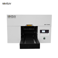 Impresora UV de Escritorio A3 para Pequeñas Empresas, Impresora UV Digital de Cama Plana para Impresión Personalizada de Etiquetas para Carcasas de Teléfono