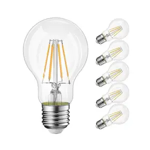 110v 220v 12v 24v 36v D'ETL PSE SAA FCC dimmable A60 A19 A MENÉ LA lumière De Filament zigbee-a60-7-27