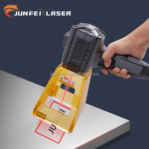 Junfei quang cầm tay 20W 30W 50W <span class=keywords><strong>Laser</strong></span> đánh dấu máy mini nhỏ khắc logo trên kim loại ống lốp gỗ da - Product Image 1