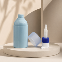 Bouteille cylindrique en PET personnalisée de 500 ml et 750 ml avec couvercle à pompe pour shampoing, gel douche, lotion, impression UV, emballage