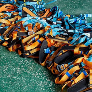 Sabuk keamanan panjat tebing, sabuk keamanan penyelamatan seluruh tubuh profesional kekuatan tinggi jatuh menangkap hidup - Product Image 5
