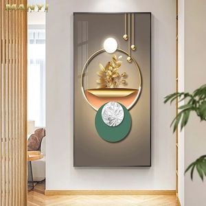 Pittura astratta geometrica in porcellana di cristallo <span class=keywords><strong>per</strong></span> soggiorno camera <span class=keywords><strong>da</strong></span> <span class=keywords><strong>letto</strong></span> <span class=keywords><strong>Poster</strong></span> Modern Luxury Golden home decor Wall <span class=keywords><strong>Poster</strong></span> - Product Image 3