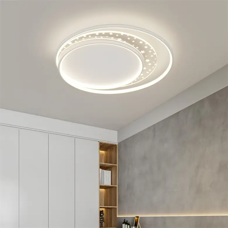 Modern Surface Mounted Bedroom Living Room Home Lighting Square Round Led Ceiling Light
