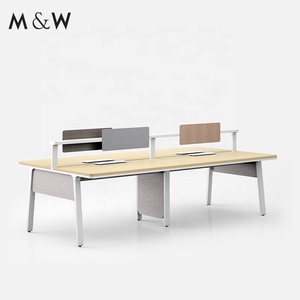 M & W Volta specifica mobili bianco melamina moderno personale scrivania nuovo modello di Design Online Workstation ufficio Coworking - Product Image 2