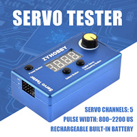 Testeur de servomoteur 5 canaux 800-2200us, vérificateur numérique de largeur d'impulsion pour boîtier de vol d'avion RC, pack professionnel, stock de banc