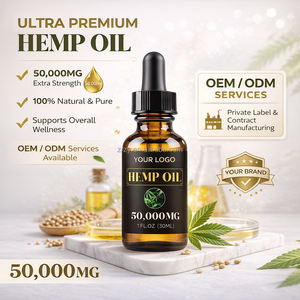 Aceite de Semillas de Cáñamo 100% Puro y Natural, Aceite Portador Puro de Alta Calidad, Prensado en Frío, Vegano, Orgánico, <span class=keywords><strong>Gotas</strong></span> de Aceite de Cáñamo Herbal - Product Image 1