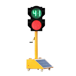 إشارة مرور LED رباعية الجوانب بثلاثة أضواء تعمل بالطاقة الشمسية ومقاومة للماء من النوع 200 - Product Image 6