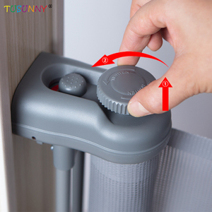 Barrière de sécurité rétractable écologique pour escaliers, extra large, parc pour bébé et animaux de compagnie, barrière de sécurité rétractable pour bébé - Product Image 1