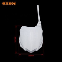 Plaque d'immatriculation avant de moto tout-terrain blanche pour KAWASAKI KX250F 13-16 KX450F 13-15